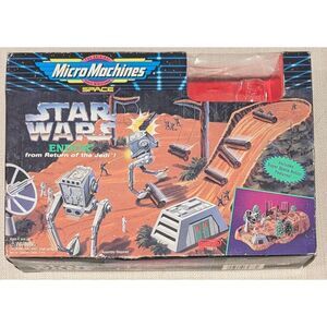 Micro Machines Star Wars Planet Endor Box– 1995 Galoob – Empty Display Packaging